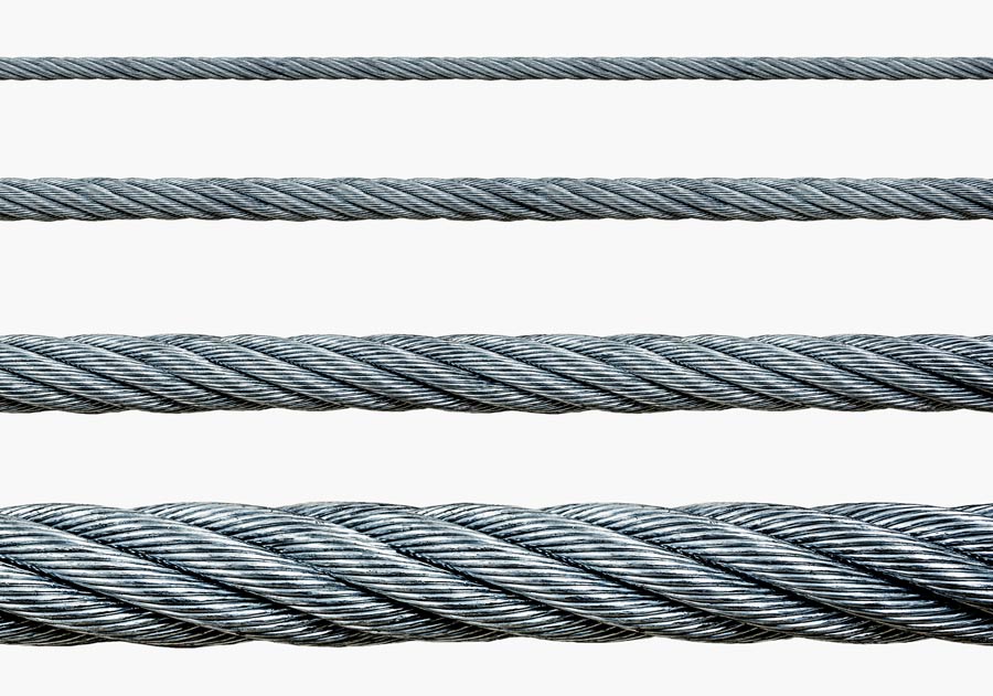Wire rope sizing guide